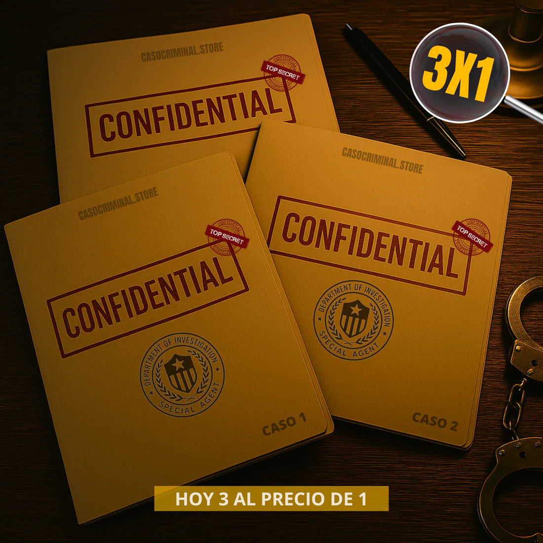 3x1 EN JUEGOS DE INVESTIGACION I CASOS REALES I SOLO POR HOY 🎁